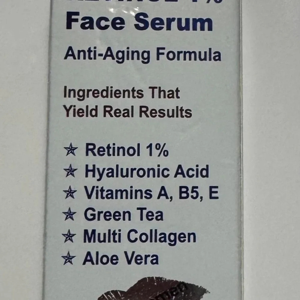 Trust MD Advanced Retinol $119 RETAIL 1% Face Serum New Hylaronic Collagen